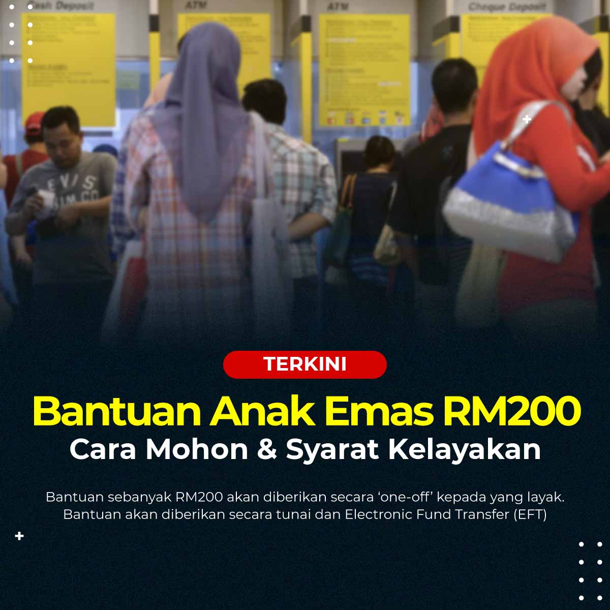 Bantuan Anak Emas RM200: Cara Mohon & Syarat Kelayakan