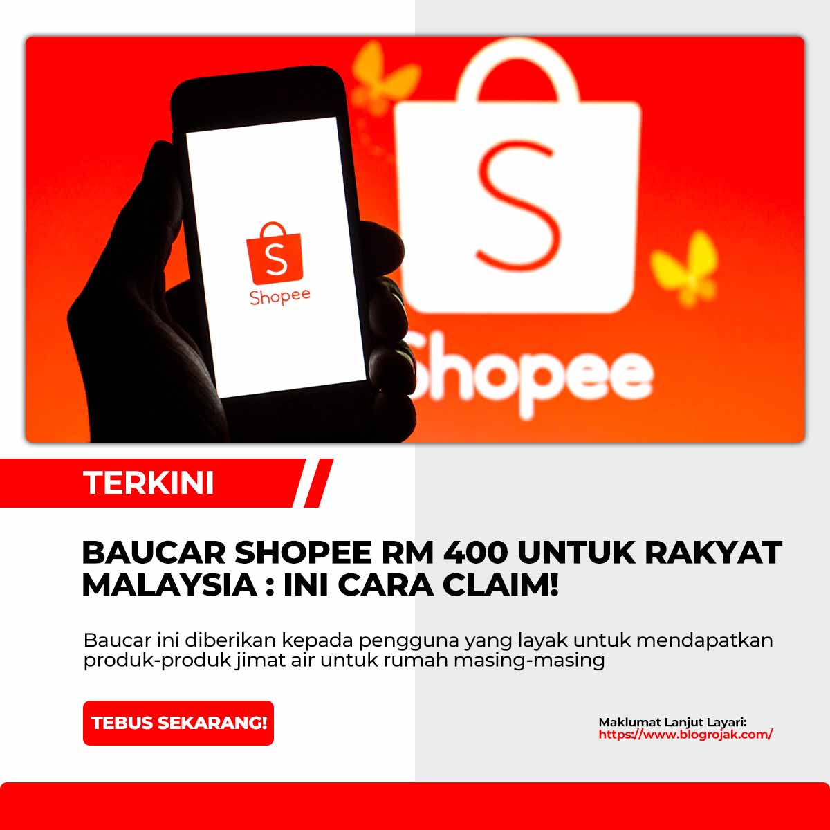 Baucar Shopee RM400 Untuk Rakyat Malaysia: Ini Cara Claim!