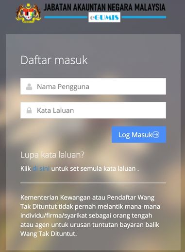 Semakan & Tuntutan Wang Tak Dituntut Secara Online 2023