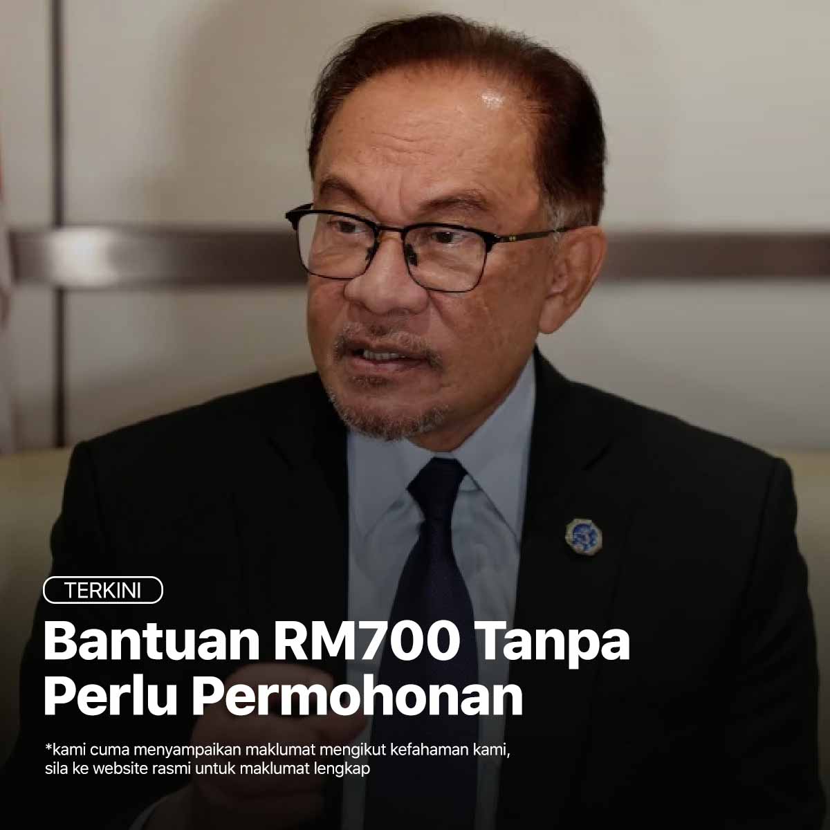 Bantuan RM700 Tanpa Perlu Permohonan - Skim MySalam