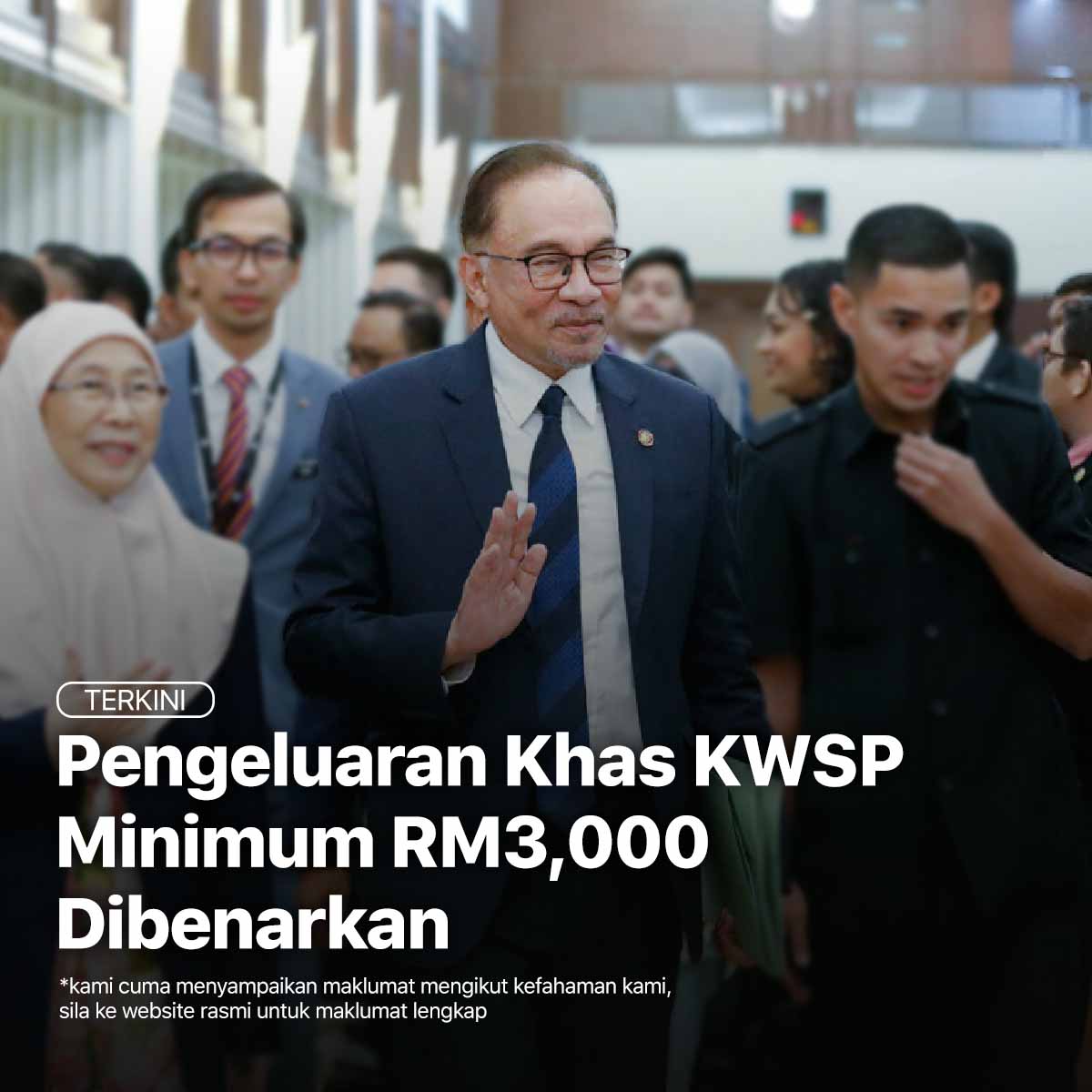 KWSP: Pengeluaran KWSP Minimum RM3,000 Kini Dibenarkan