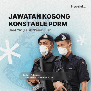 Jawatan Kosong Konstable Polis Diraja Malaysia 2023 - Blog Rojak