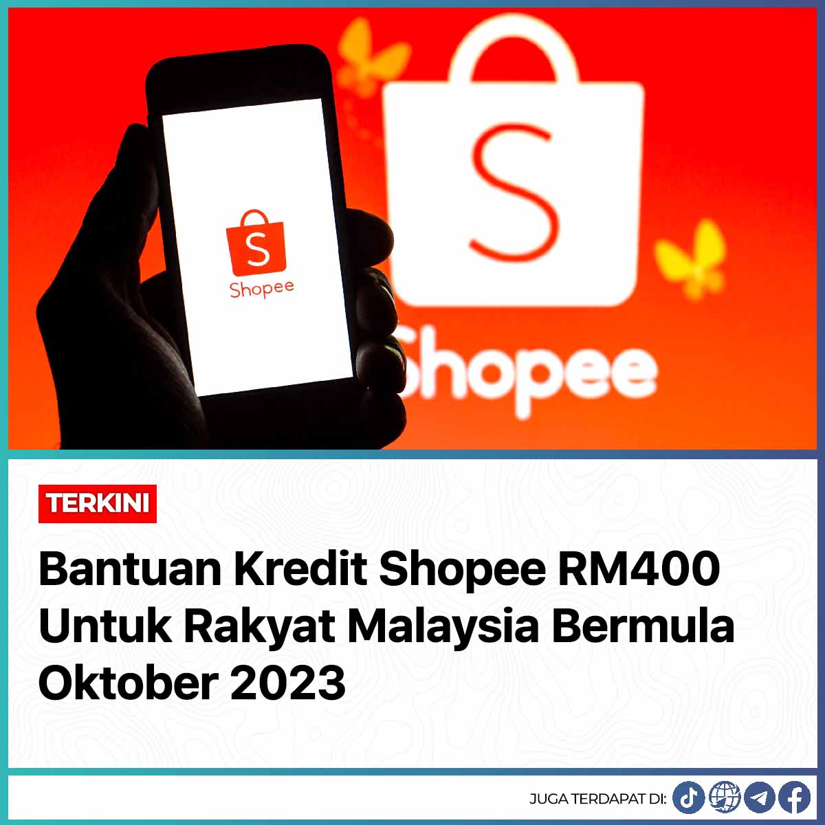 Kredit Shopee RM400 : Cara Claim & Semakan Kelayakan