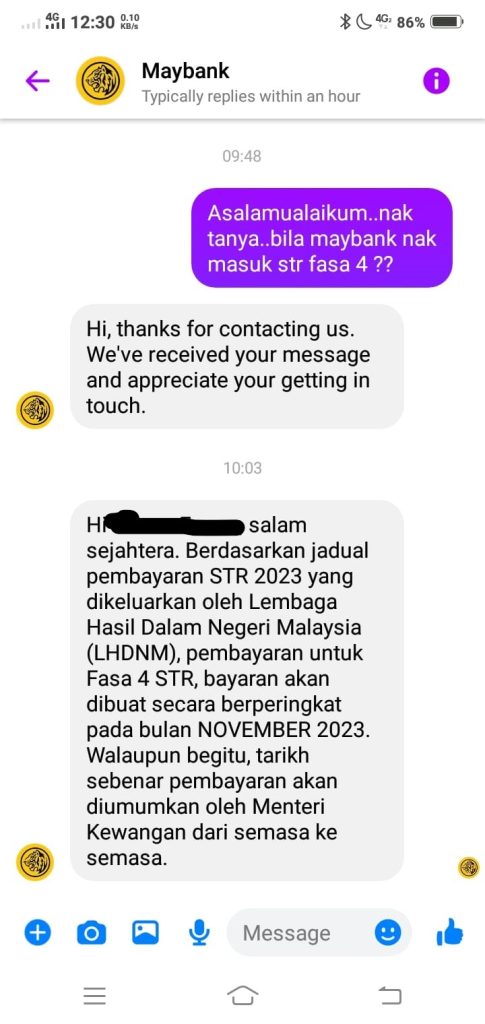 STR Fasa 4 Akan Dikreditkan Secara Berperingkat.