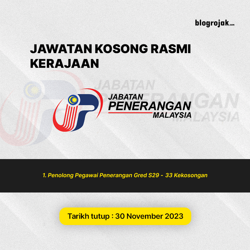 jawatan kosong jabatan penerangan malaysia