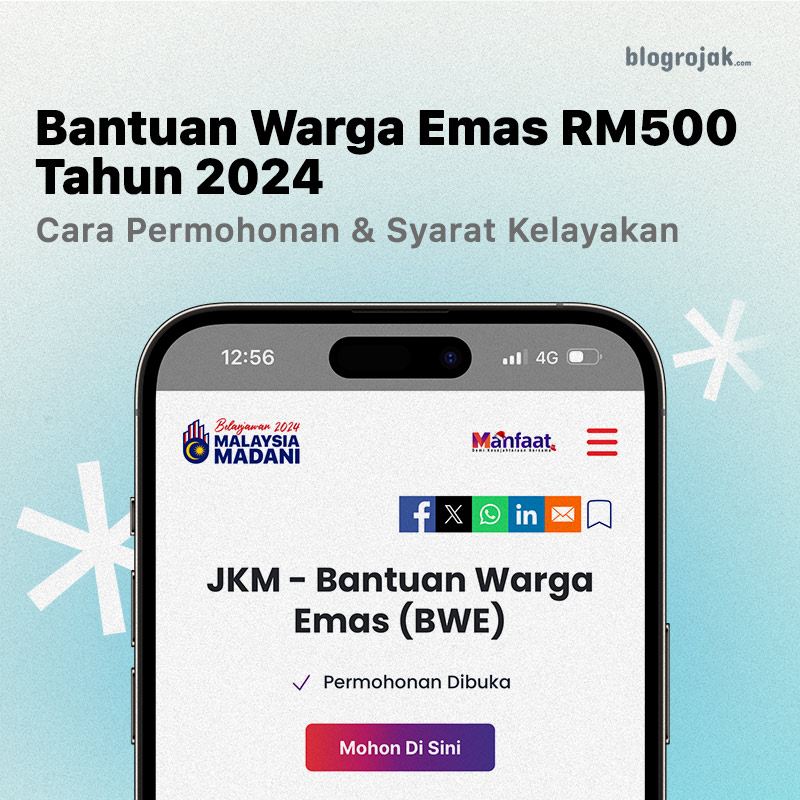 Bantuan Warga Emas RM500 Tahun 2024 : Cara Mohon & Syarat Kelayakan