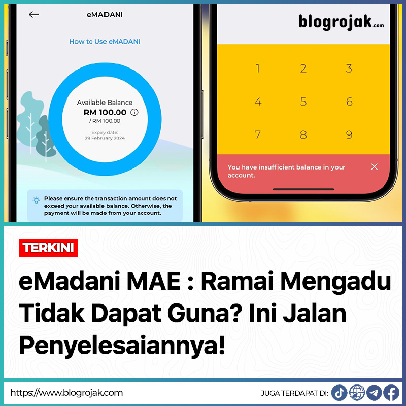 eMadani MAE : Ramai Mengadu Tidak Dapat Guna? Ini Jalan Penyelesaiannya!