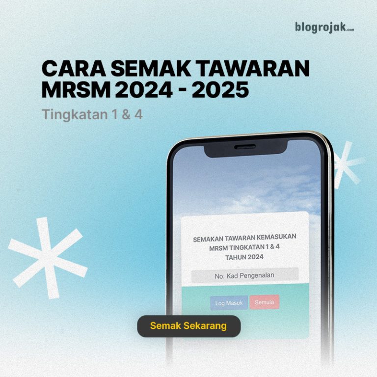 Tawaran Mrsm Semakan Untuk Tahun Blog Rojak