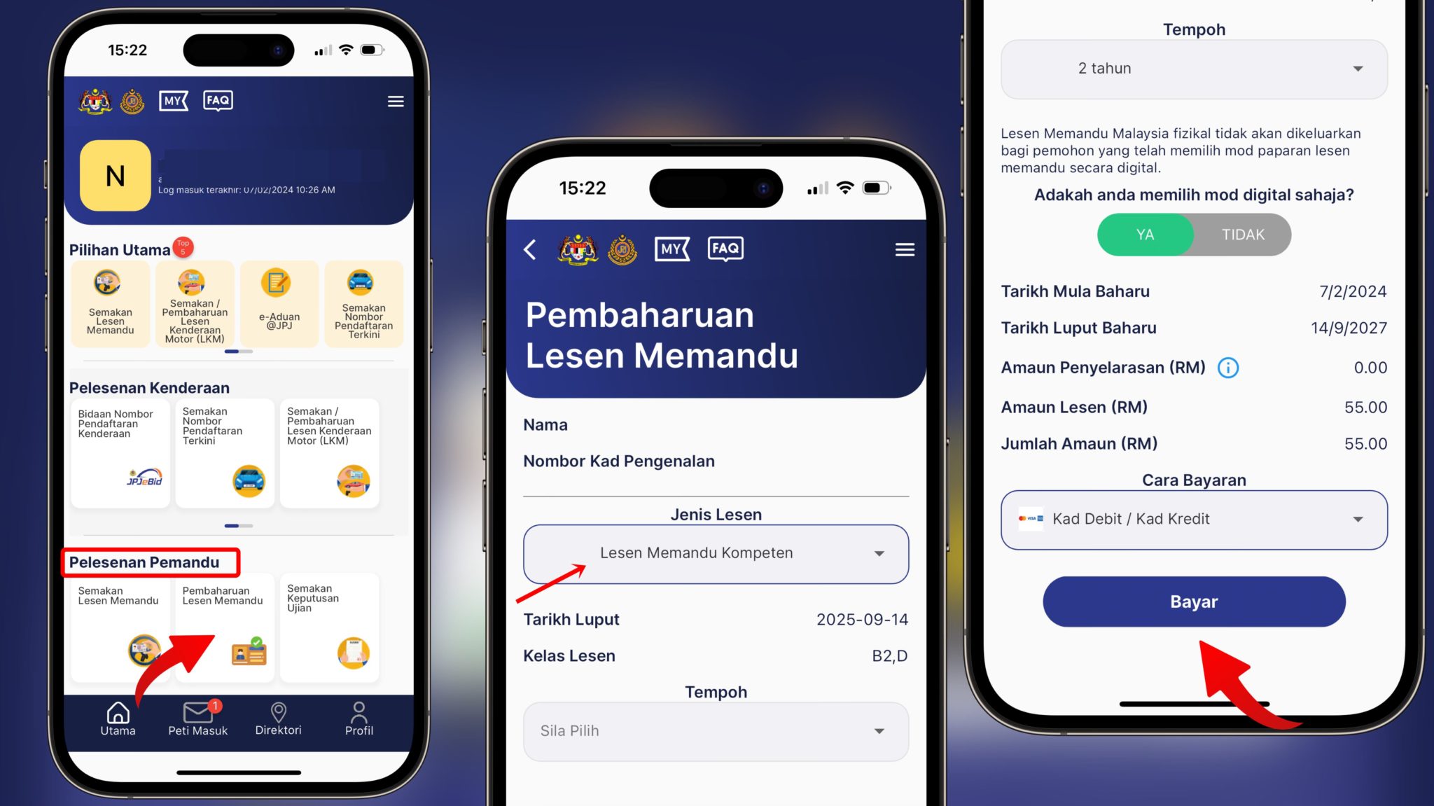 Cara 'Renew' Lesen Memandu Menggunakan Aplikasi MyJPJ