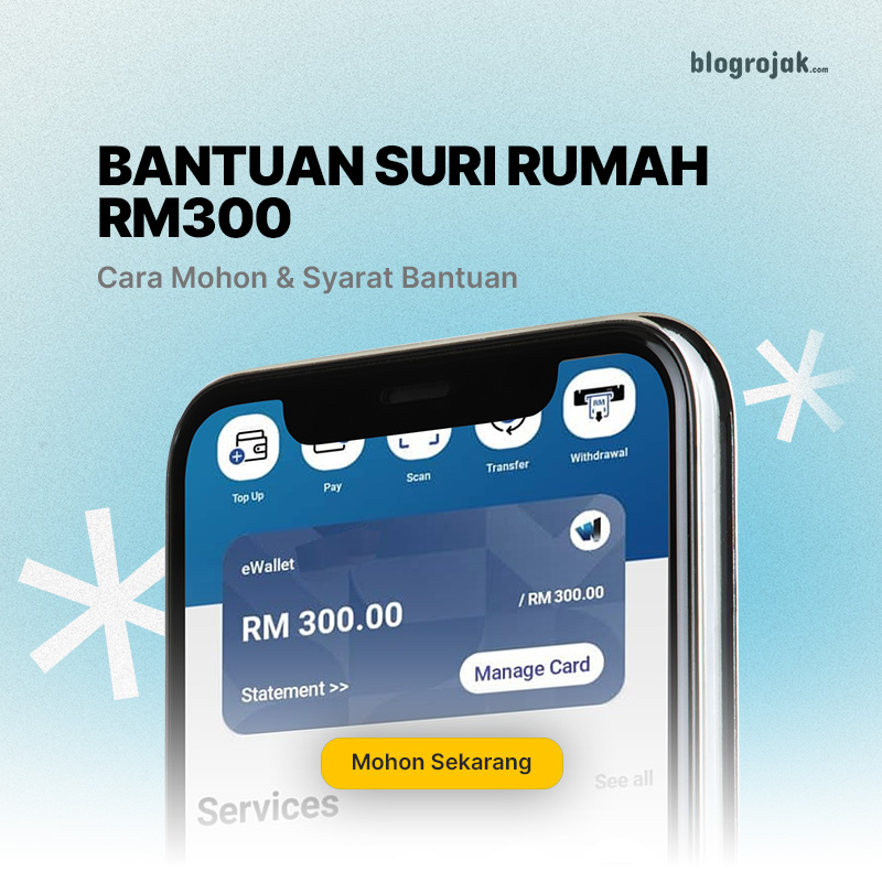 Mohon Bantuan Suri Rumah RM300