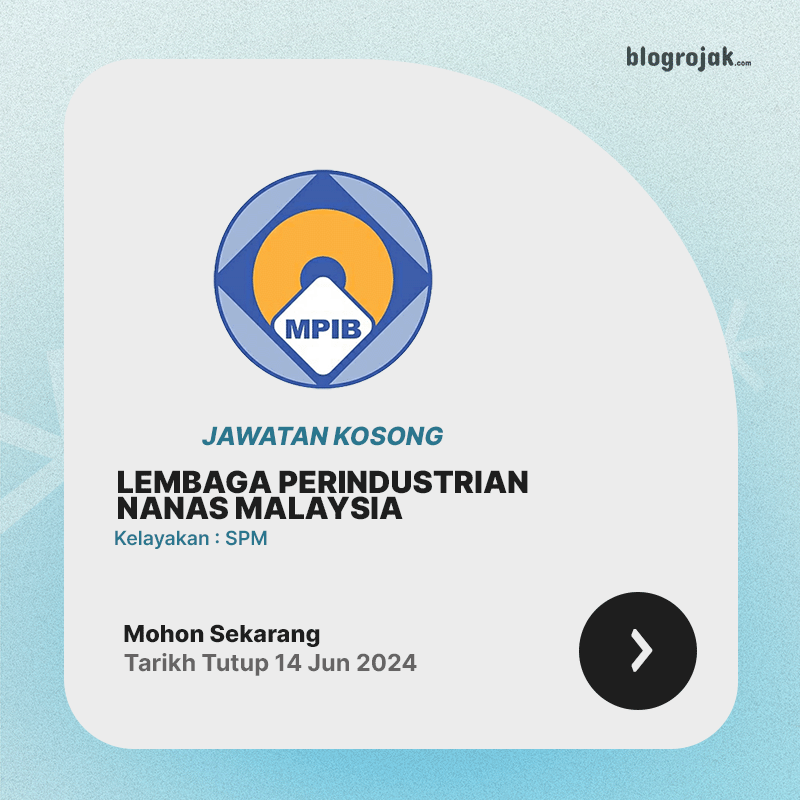 Jawatan Kosong Lembaga Perindustrian Nanas(LPNM) : Kelayakan Minima SPM Ambilan Jun 2024