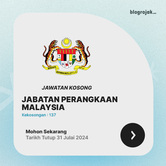 Jawatan Kosong Jabatan Perangkaan Malaysia : 137 Kekosongan Ambilan Julai 2024