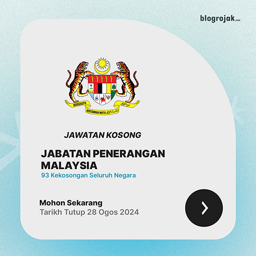 Jawatan Kosong Jabatan Penerangan Malaysia ~ 93 Kekosongan Ambilan Ogos 2024